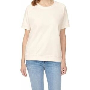 Buffalo David Bitton Effortless Essential Super Soft Terry Top Cream •S• Layer
